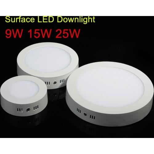 25W LED Light Surface Mouted Ceiling Downlight Panel LED Light with driver AC85-265V High Lumens LED Down Light
