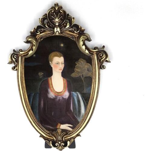 8 Inch European Retro Resin Photo Frame Art Oil Painting Creative Photo Frames Decorative Wall Picture Frame Home Decoration