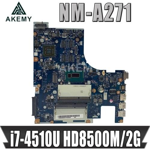 AKemy Original ACLUC3/ACLU4 NM-A271 For Lenovo G50-80 G50-70 Laptop PC motherboard i7-4510/4558U HD8500M/2G