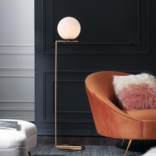 American Nordic minimalist floor lamp living room sofa bedroom bedside study light luxury vertical designer floor lamp