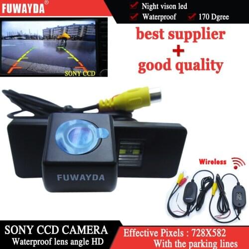 FUWAYDA Wireless SONYCCD Car Rear View Reverse Parking Backup Safety CAMERA For Citroen C4/ C5/ C-Triomphe/ C-Quatre Hatchback