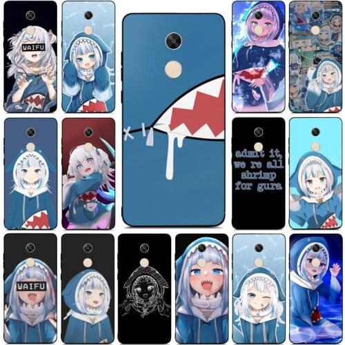 YNDFCNB anime Hololive Usada Pekora gawr gura Phone Case for RedMi note 4 5 7 8 9 pro 8T 5A 4X case