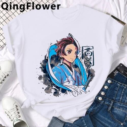Demon Slayer Inosuke Nezuko Anime Rengoku Zenitsu Kimetsu No Yaiba tshirt men japanese harajuku 2021 summer top white t shirt