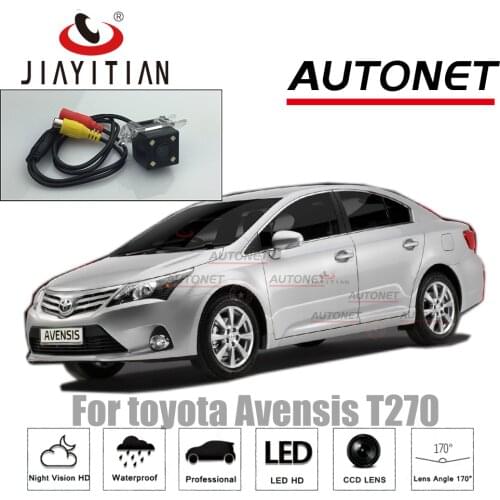 JIAYITIAN Rear View camera for toyota Avensis T270 t250 2003~2015/CCD/Night Vision/Reserved hole/Reverse Camera/Backup Camera