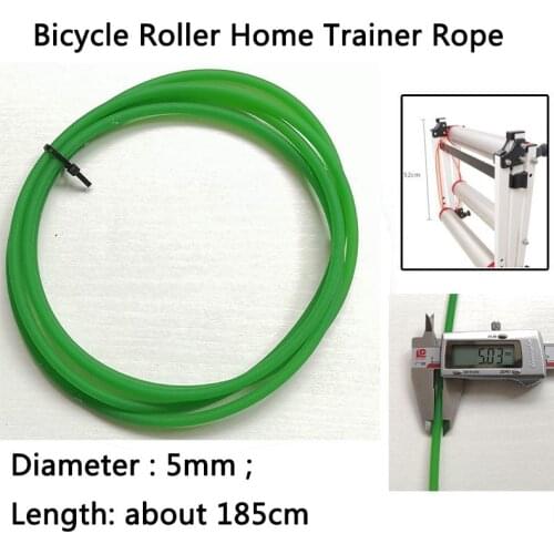 Indoor Bicycle Roller Home Trainer Rope Mountain Road Bike Roller Rope 5mm TPU 185cm Length