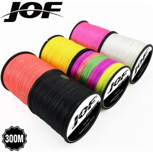 JOF Multifilament Braided Fishing Lines 8 Strands 300m PE Wires Line Cord Fishing Pesca For Fly Fishing Thread Accessories
