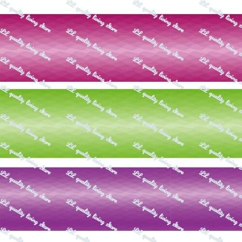 New design Solid color pattern printed grosgrain ribbon 50 yards gift wrapping diy bows christmas wedding derections ribbons