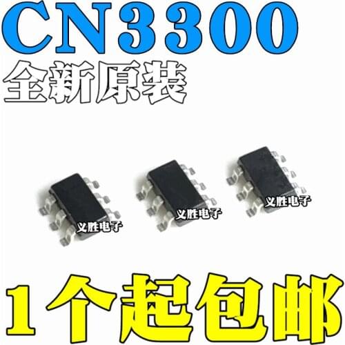 New and original CN3300 3300 SOT23-6 PFM boost battery charge control IC Patch voltage detection chip, PFM booster type battery