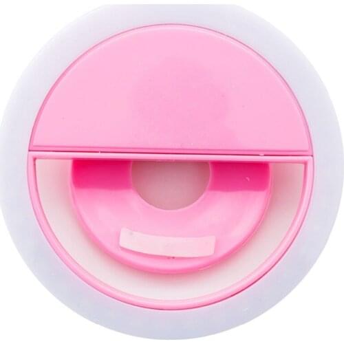 Rechargeable Mobile Phone Fill Light Round Selfie Light USB Selfie Ring Mobile Phone Lens LED Beauty Ring Fill Light