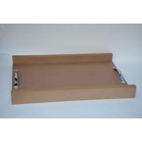 Mdf Flat Tray With Handle Small 40 X27 cm paintable decorative objects декоративные предметы под роспись
