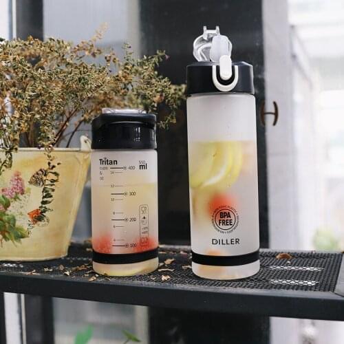 Portable Motion My Water Bottle BPA Free Student Plastic For Sports Camping Hiking 550/850ml Hot Sale Protein Shaker Bottle