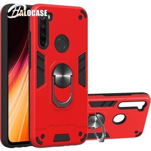 Luxury Armor Shockproof Phone Case For Xiaomi Redmi Note 8T 8 7 6 Pro Redmi 5 Plus Mi 9T Pro Car Holder Ring Bumper Cases Shell