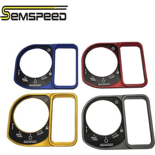 SEMSPEED Motorcycle PCX 150 125 2021 Switch Electric Door Button Lock Cover Guard Protector For Honda PCX150 PCX125 Accessories