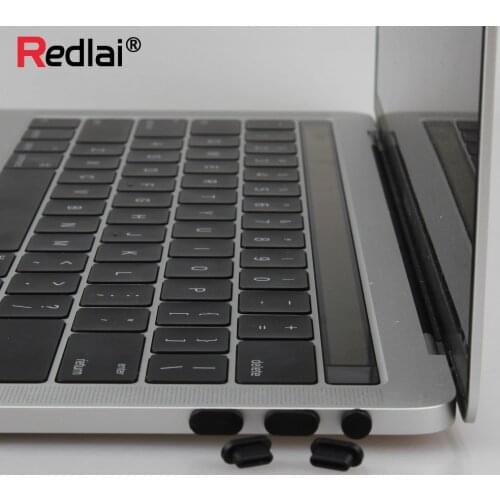 Silicone Anti-dust Plugs Ports Case Cover For Macbook 12 Silicone Laptop Dust Plug For New Macbook Pro 13/15 with Touch bar