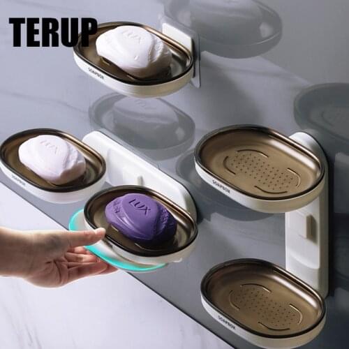TERUP Bathroom Wall Mounted Soap Dishes