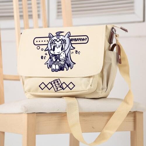 Japan Anime Umamusume: Pretty Derby Student Messenger Bag Cosplay Satchel Casual Fashion Schoolbag Oxford Cloth Shoulder Bag