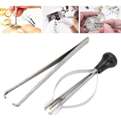 1 Set of Watch Hands Remover Presser Watch Setting Fitting Tools for Watchmakers