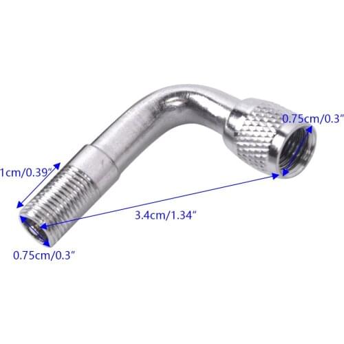 Tire Tyre Valve Extension Adapter Accessory 2pcs Tyre Valve Extension Adapter Universal Hot