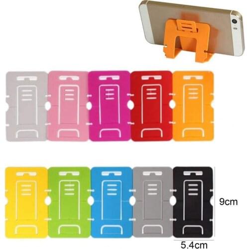 20Pcs Card Type Phone Holder Adjustable Folding Universal Desktop Lazy Bracket
