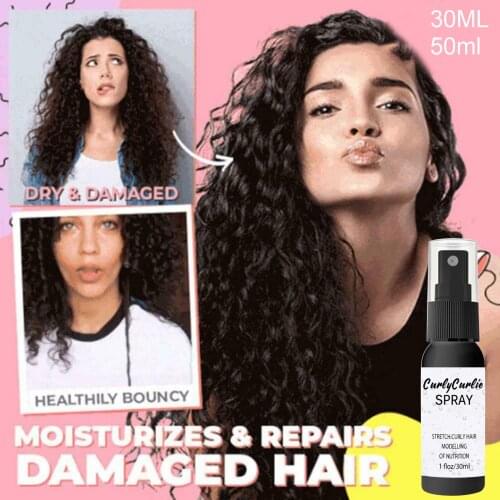 30/50ML Curl Boost Defining Spray Moisturizing Essence Disposable Elastin Hair Care Accessory for Dry Hair MH88