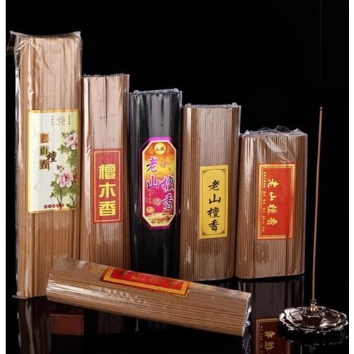 500g/bag Chinese-style Buddhist Temple Supplies Old Sandalwood Line Fragrance Bulk Smokeless Sandalwood Temple Incense