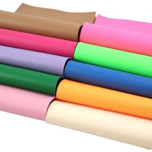 David accessories Big Size 30*140cm Plain Color Lychee Faux Synthetic Leather Fabric DIY Hairbow Bag shoes Decoration,1Yc7207