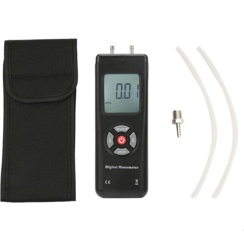 TL100 Digital Differential Pressure Gauge Handheld Differential Pressure Gauge Digital Pressure Meter