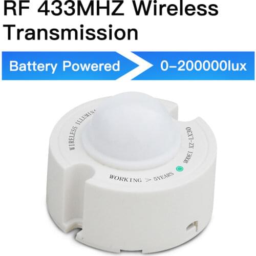 Light intensity sensor 200000Lux industrial illumination acquisition transmitter wireless illuminance logger Battery powered