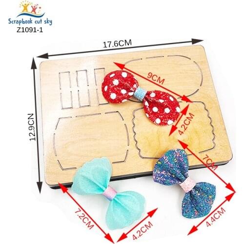 Bow DIY Z1091 Muyu Wooden Mold Scrapbook Cutting Dies Suitable For Market General Machines