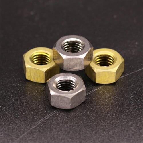 DIN934 M5 M6 M8 M10 M12 Titanium Alloy Hexagon Nuts