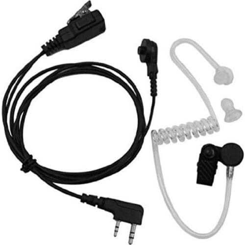 Hot Covert Air Acoustic PPT Tube Earpiece Headset For Kenwood Headset Radio Walkie Talkie Microphone Baofeng Uv-5r accessories