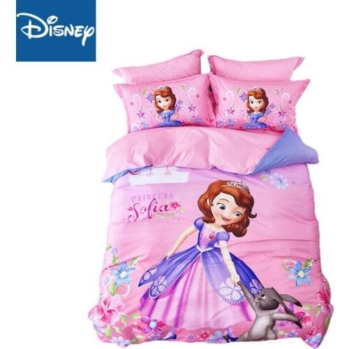 Disney mermaid sophia princess comforter bedding set for girls duvet cover bed sheet pillow cases queen single size