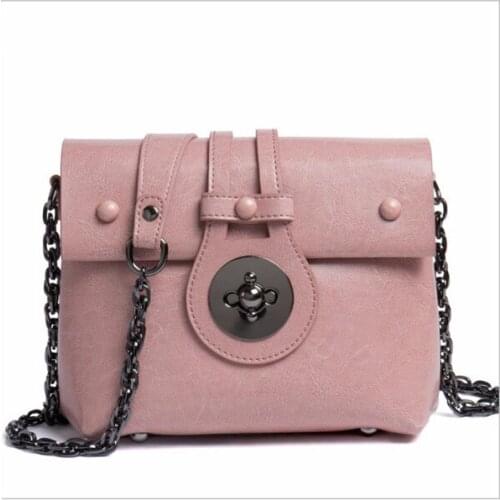 Korean Version Versatile Cross Body Bag Fashion Small Square Bag 2021 New Leather Small Bag Womens Single Shoulder Chain Bag