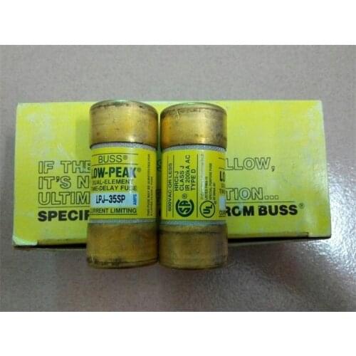 LPJ-35SP delay fuse fuse 27X60MM BUSS LOW PEAK genuine 35A600V