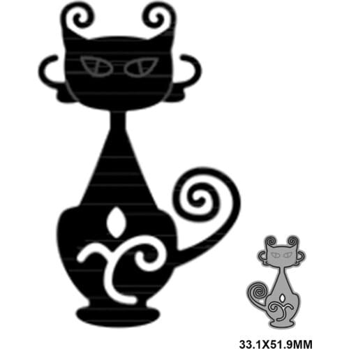 Flower Cat Metal Cutting Dies For DIY Scrapbooking Photo Album Season Embossing DIY Paper Cards 2021 New