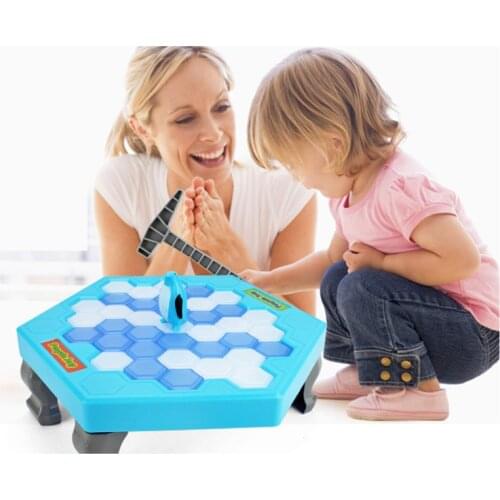 Mini Penguin Trap Board Game Parent-child Interactive Entertainment Ice Breaking Save The Penguin Party Game Table Toys Kid Gam