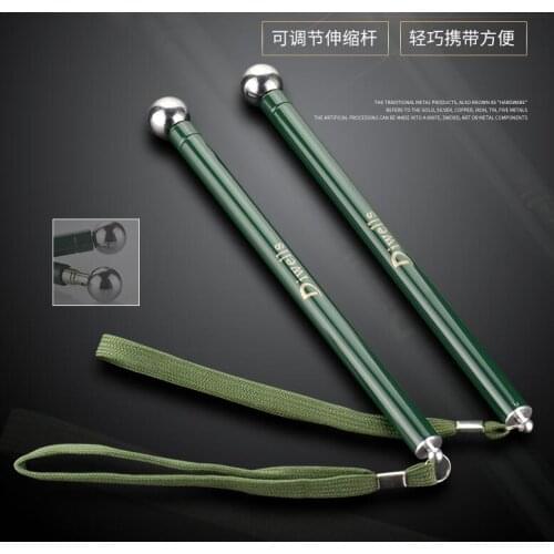 Multi-functional Telescopic 193-965MM hammers empty drum hammer room test rod inspection room tools metel test