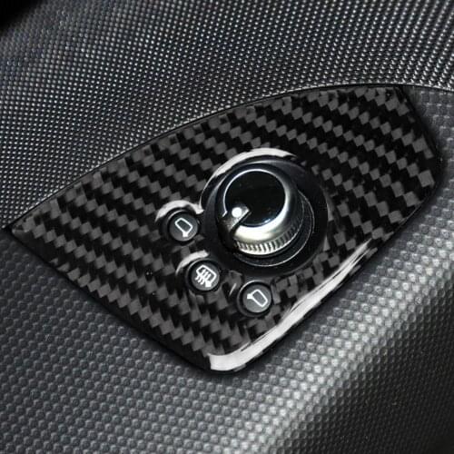 Switch Button Sticker Cute Palm Shape Carbon Fiber Decorative Left Switch Button Sticker for Audi 2008-2014 TT 8n 8J MK123 TTRS