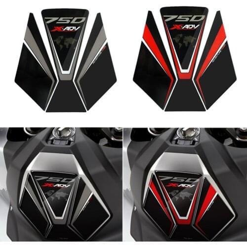 For Honda Scooter X-ADV Xadv 750 XADV750 2017 - 2020 Motorcycle Tank Pad Protector Sticker Decals 3D Resin
