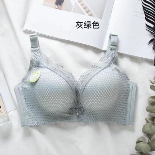 2019 new round hole breathable lingerie for women without underwire thin cup bra comfortable soft bra