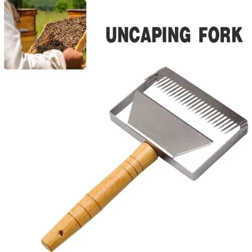 Beekeeping Goods Uncapping Honey Fork Bee 26 Pine Knife Products Honeycomb Scraper For Beekeeper Supplies Equipment