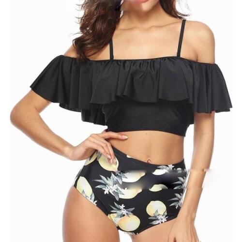Sleeveless sexy Shirt Pants Women cloth swimming Pool sling two pieces Suit sexy Bikini bra tops suits undershit Sets FC0774