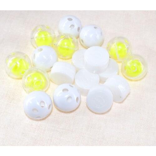 20pc 22mm 24mm Chew Squeak Toy Accessories Rattle Ball Bell Toys Squeakers Noise Maker for baby Music Toys