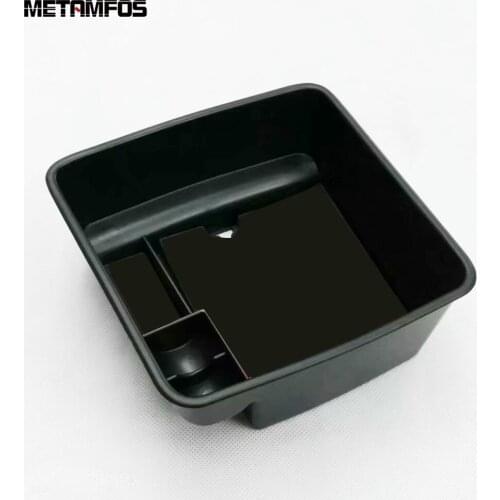 For MG Zs SUV 2017 2018 Center Control Armrest Box Storage Case Locker Container Interior ABS Plastic Accessories Car Styling