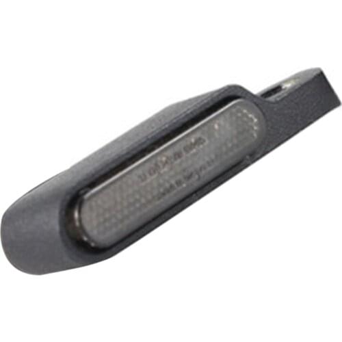 Motorcycle signal lamp Indicators Amber Flowing water LED Turn Signal Light Handlebar Aluminum Alloy Black/Chorme DC 12V