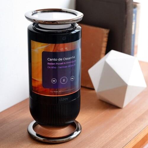 2021- MIRAGE New amazon Smart Wireless Speaker with AMOLED Display with Wifi deep Bass Sound Speaker