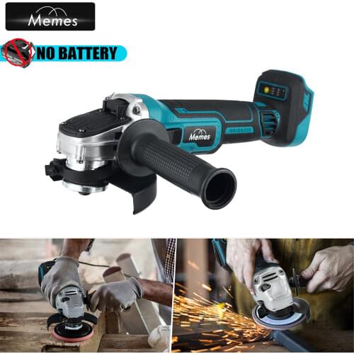 Brushless Electric Angle Grinder 18V 125mm Cordless Impact Grinding Machine Variable Speed For Makita Battery DIY Power Tool