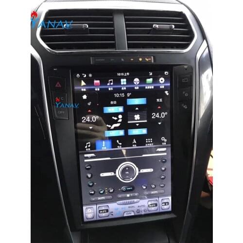 Tesla style 12.1 Car Multimedia dvd player Android For-Ford-Explorer 2013-2016 Vertical screen car stereo gps navigation radio