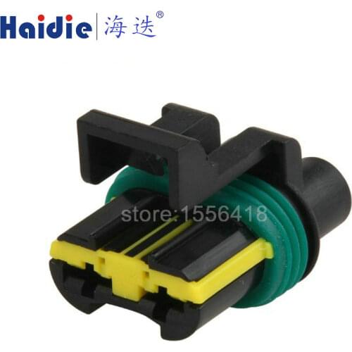 Free shipping 5sets 2pin auto 6.3series cable connector plug electric harness connector 444230-1