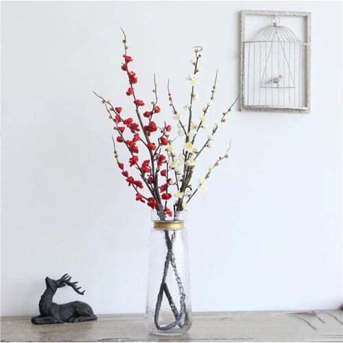 Large Artificial Flowers Cherry Blossoms Branch Flores Sakura Tree Branches Wedding Decoration Diy Home Garden Christmas Decor
